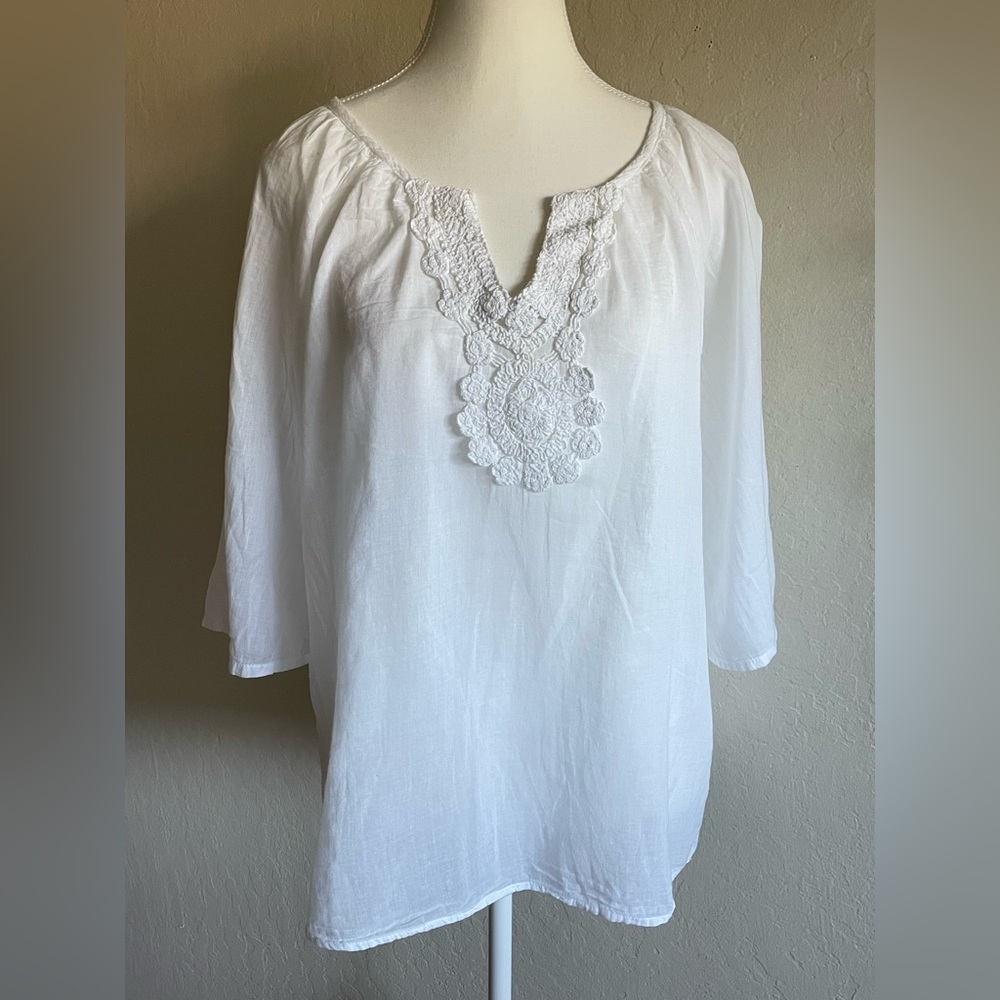 5 for $25 Bohemian white top